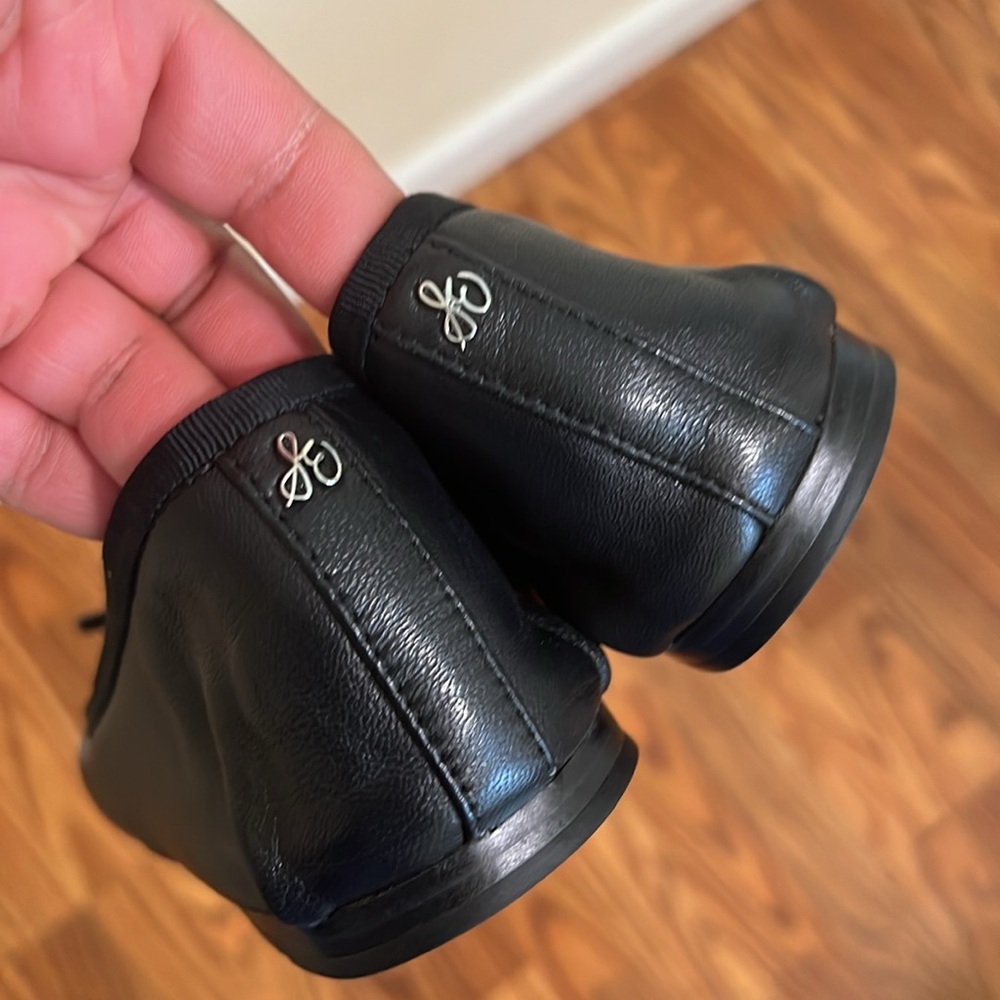 Sam Edelman Zooey Black Women's Leather Ballet Flats size 10 Used - Picture 10 of 11